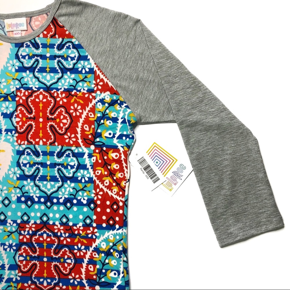 LuLaRoe Randy Raglan T-shirt - Picture 4 of 8